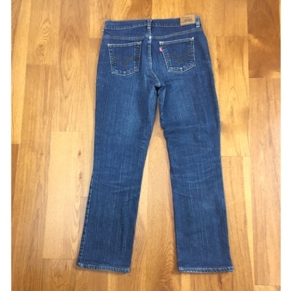 Levi's 505 Blue Jeans Red Label Straight Leg Size 6 - Picture 2 of 8